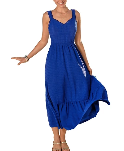 Cupshe Women's Center of Attention Maxi Beach Dress