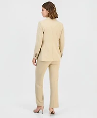 Anne Klein Faux Double Breasted Blazer Wide Leg Sailor Pants
