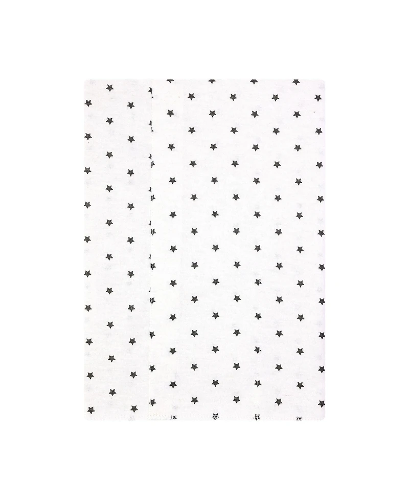 Hudson Baby Infant Cotton Poly Flannel Burp Cloths 7-Pack, Cozy Cutie, One Size