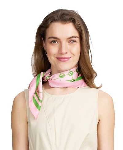Elle Collection Women's Printed Satin Scarf