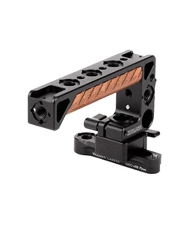 Wooden Camera Nato Handle Plus V2 Kit, Includes Nato Arri 70mm Rail and 1.67" Screw Channel