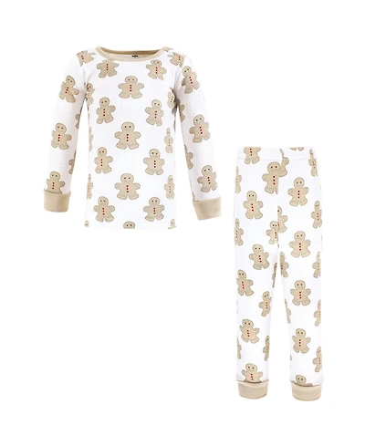 Hudson Baby Toddler Boys Cotton Pajama Set, Gingerbread