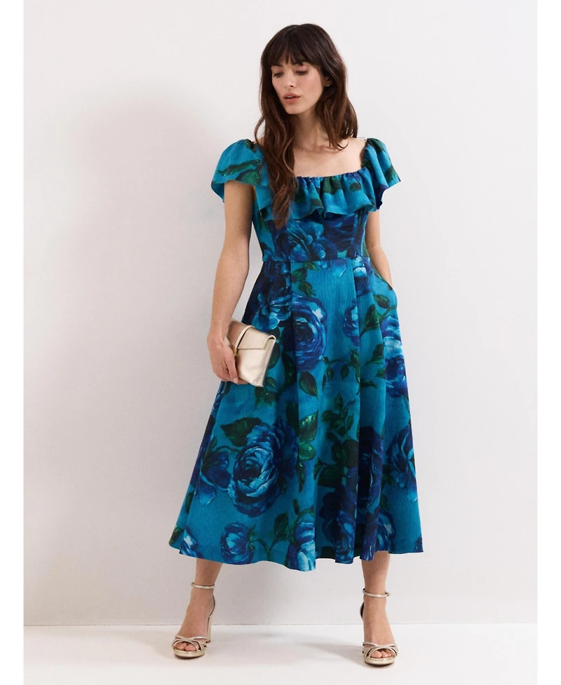 Phase Eight Women's Brianne Floral Midi Dress