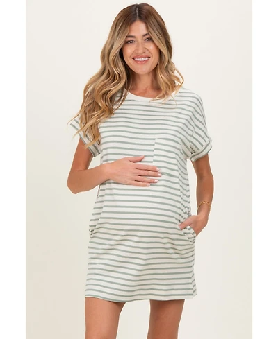 Sage Striped Materni