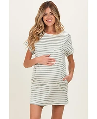 Sage Striped Materni