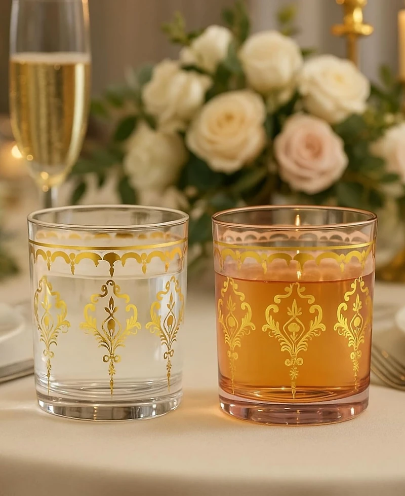 The Wine Savant Moroccan Glass Tumblers, Set of 2