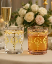 The Wine Savant Moroccan Glass Tumblers, Set of 2