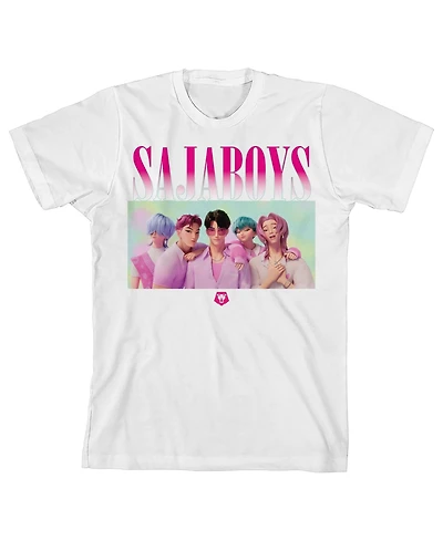 Kpop Demon Hunters Boys Group Saja Youth Crew Neck Short Sleeve T-shirt