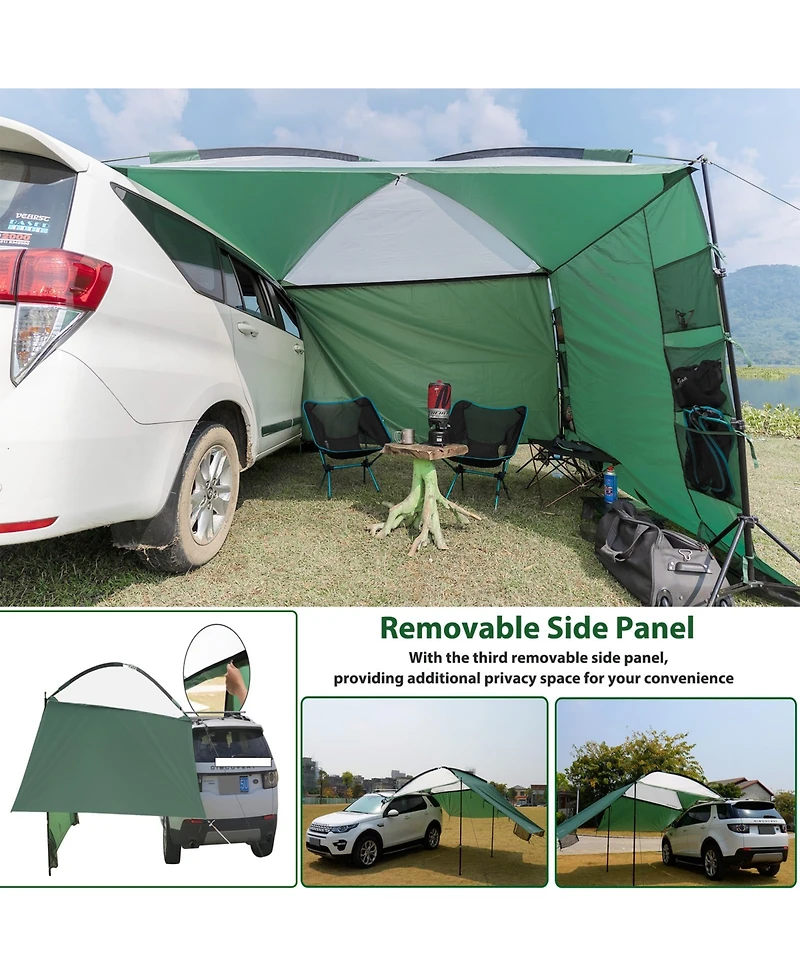 Naturehike Lightweight Car Side Tent for Suv Camping Vehicle Awning Truck Canopy Car Tent for Van Mpv Rv Jeep Outdoor Travel