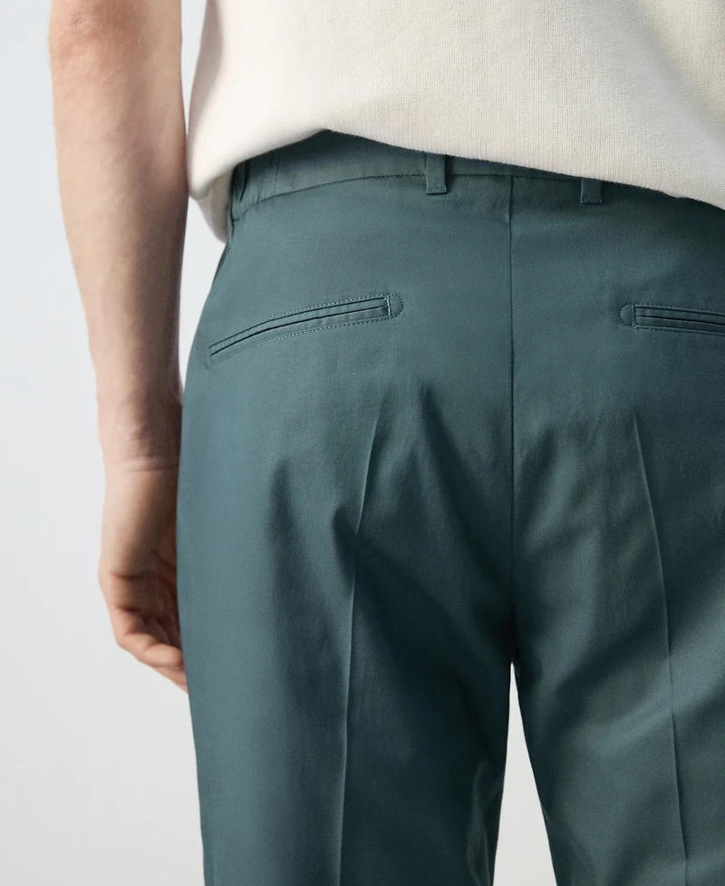 Mango Men's Regular-Fit Lyocell Pants