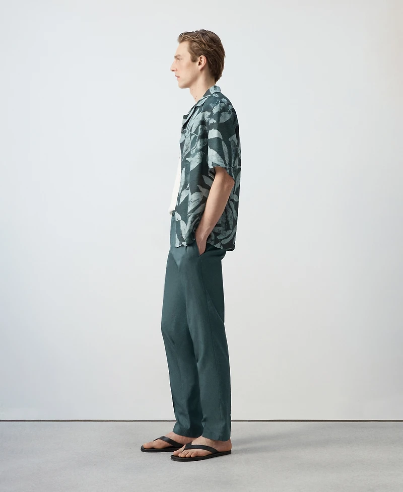 Mango Men's Regular-Fit Lyocell Pants