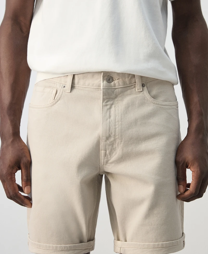 Mango Men's Slim-Fit Denim 9.45" Bermuda Shorts