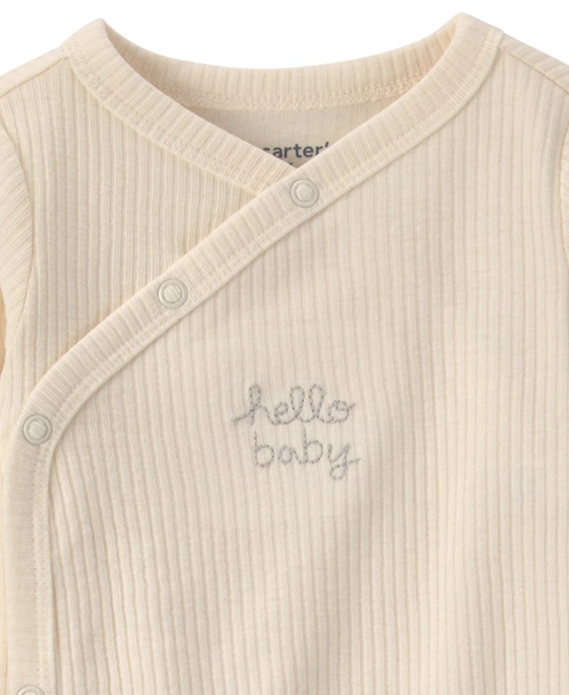 Carter's Baby Girls' or Boys' Hello Snug Fit Sleep & Play