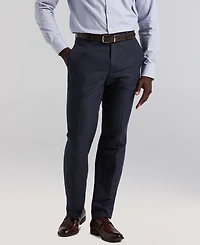 Perry Ellis Men's Classic-Fit Linen Blend Herringbone Pants