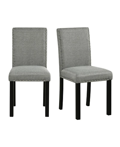 Slickblue Set of 2 Wood Dining Chairs with Curved Bentwood Legs