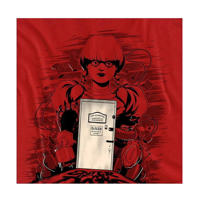 The Conjuring Men's Last Rites Annabelle Door T Shirt
