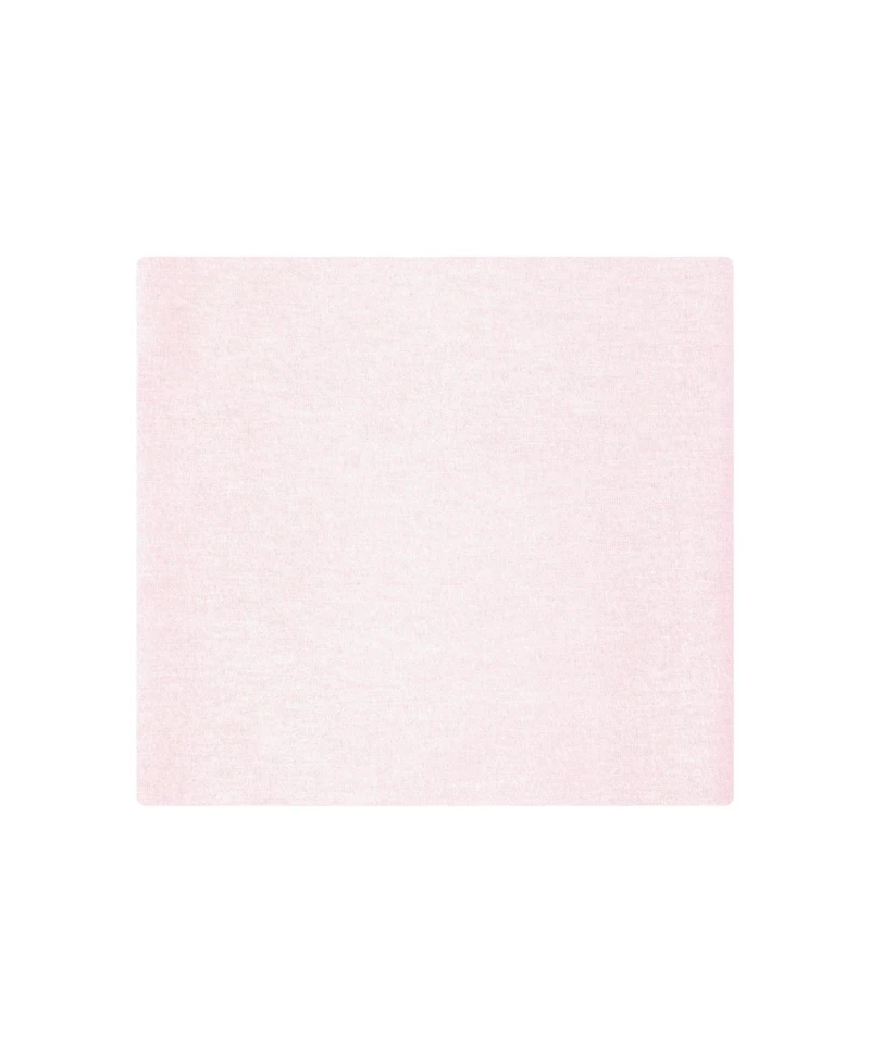 Hudson Baby Girl Cotton Poly Flannel Receiving Blankets 4-Pack, Wispy Wild Flower Bunny, One Size