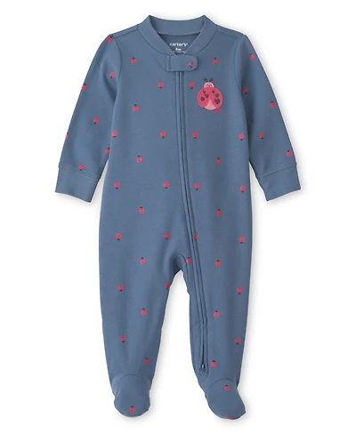Carter's Baby Girl's Ladybug Snug Fit Sleep & Play
