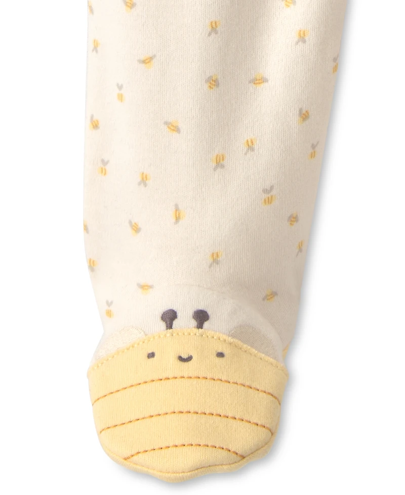 Carter's Baby Girl's Bee Snug Fit Sleep & Play