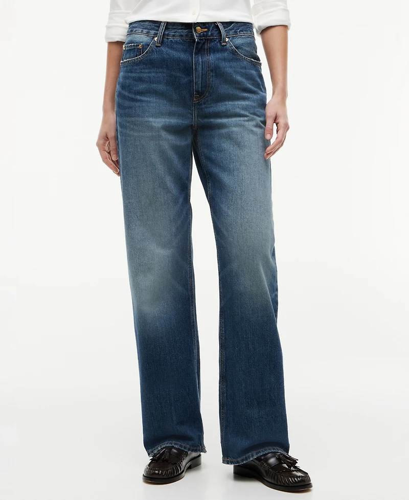Tommy Hilfiger Women's Relaxed-Fit Straight Leg Jeans