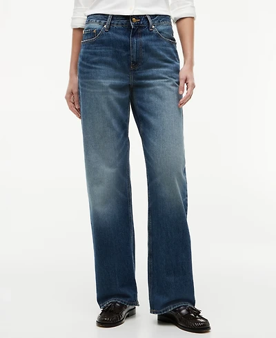 Tommy Hilfiger Women's Relaxed-Fit Straight Leg Jeans