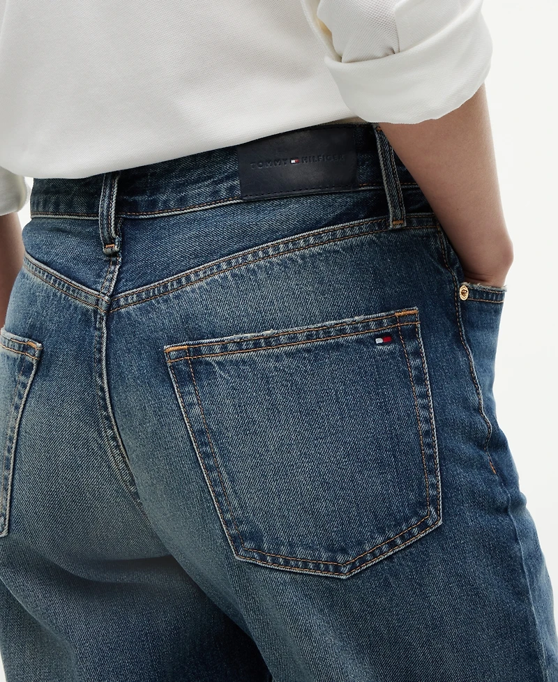 Tommy Hilfiger Women's Relaxed-Fit Straight Leg Jeans