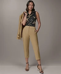 Donna Karan New York Petite Mid-Rise Ankle Pants