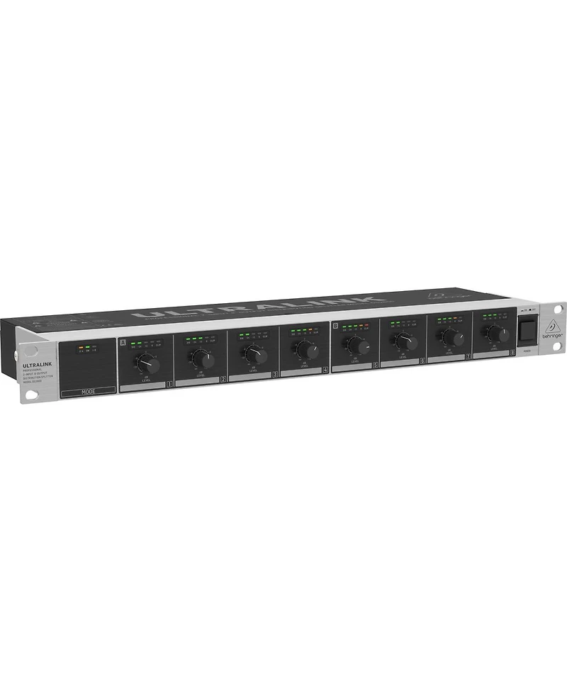 Behringer DS2800 Professional 2-Input/8-Output Distribution Splitter for Commercial Applications