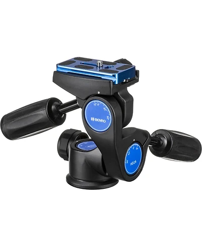 Benro HD2A 3-Way Arca Tripod Head, Holds 17.6 Lbs
