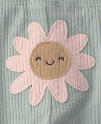 Carter's Baby Girl's Floral Bodysuit & Pant 3-Piece Set