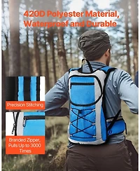 Mecale 15L Insulated Hydration Backpack with 3L Water Bladder