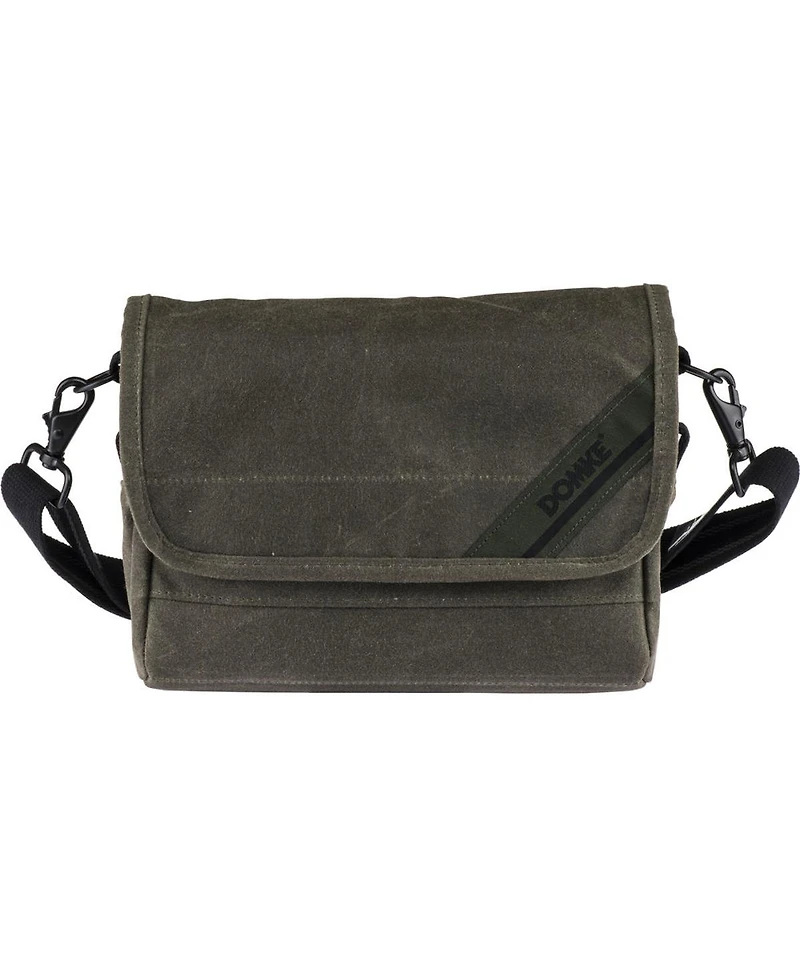 Domke F-5XB RuggedWear Canvas Shoulder and Belt Bag for Dslr and Mirrorless Cameras and 1-2 Lenses, Military Green