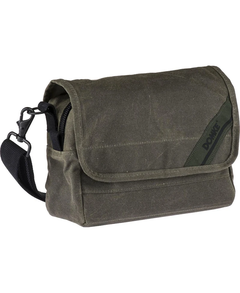 Domke F-5XB RuggedWear Canvas Shoulder and Belt Bag for Dslr and Mirrorless Cameras and 1-2 Lenses, Military Green