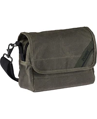 Domke F-5XB RuggedWear Canvas Shoulder and Belt Bag for Dslr and Mirrorless Cameras and 1-2 Lenses, Military Green