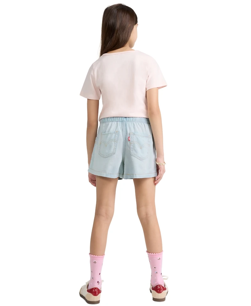 Levi's Girls' 7-16 Denim Parachute Shorts
