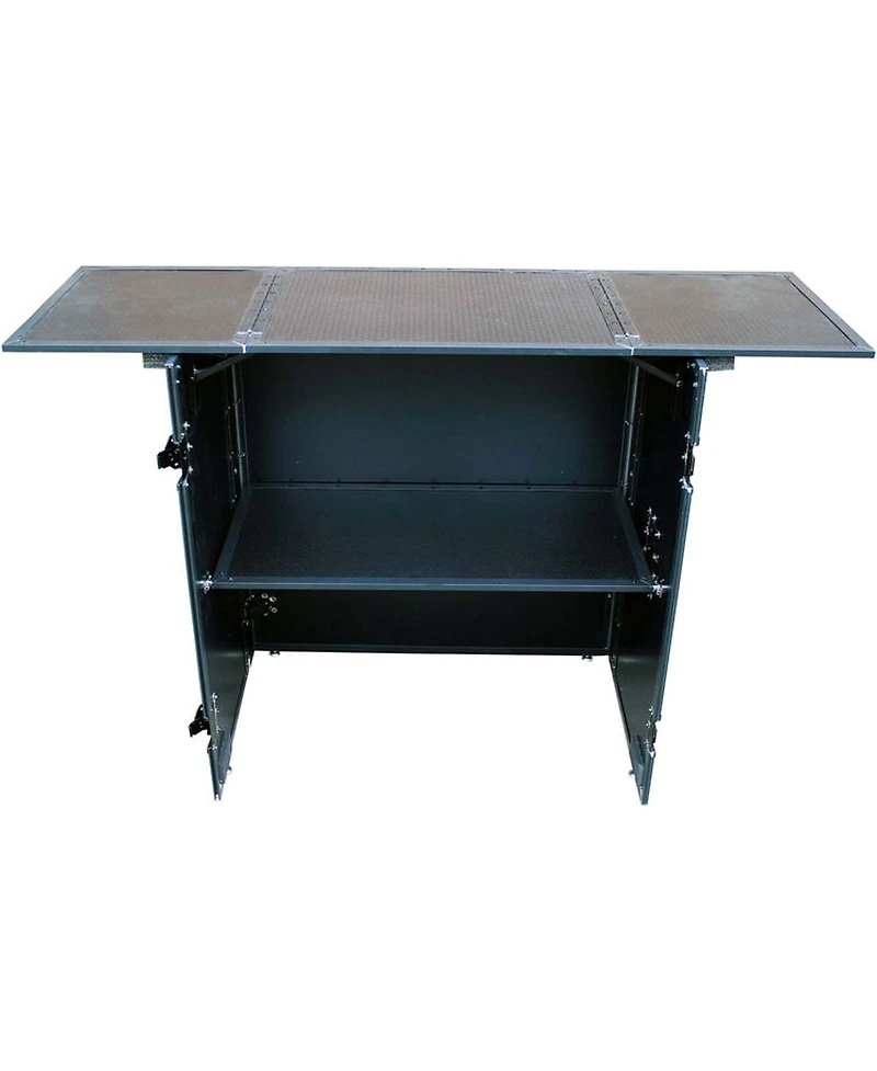 ProX Xs-djstn Transformer Series Fold-Away Dj Performance Desk Facade with Wheels