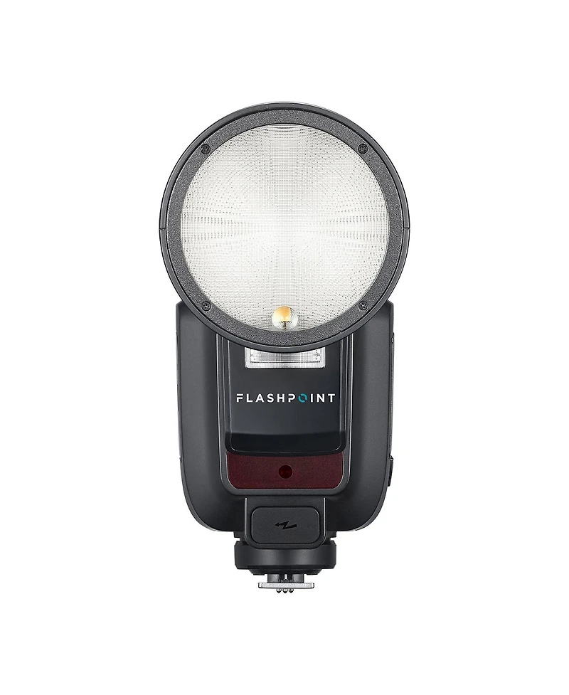 Flashpoint X100 Ttl R2 On Camera Li-on Round Head Flash For Canon with Round Head Flash Accessory Kit