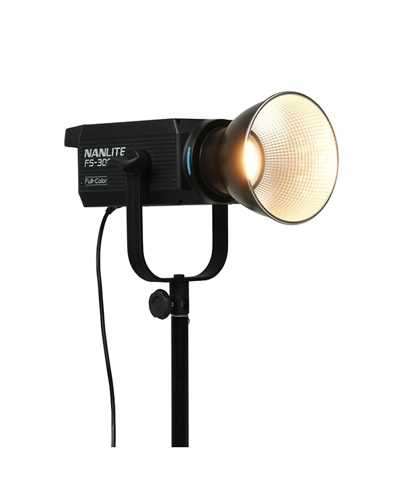 Nanlite Fs-300C Rgbw Cob Led Video Spotlight with Glow Parasnap 36" Octa Softbox (Bowens) with Ota-F1 Nanlite Forza 60W Adapter