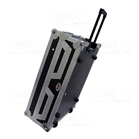 ProX Xs-SCDM12W Single Dj CD Player and 12" Mixer Case with Low Profile Wheels and Retractable Handle