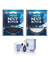 Hoya Nxt Plus 72mm Multi-Coated Circular Polarizer and Uv Lens Filter Kit with Cleaning Kit
