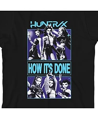Kpop Demon Hunters Boys How Its Done Crew Neck Short Sleeve T-shirt-Large