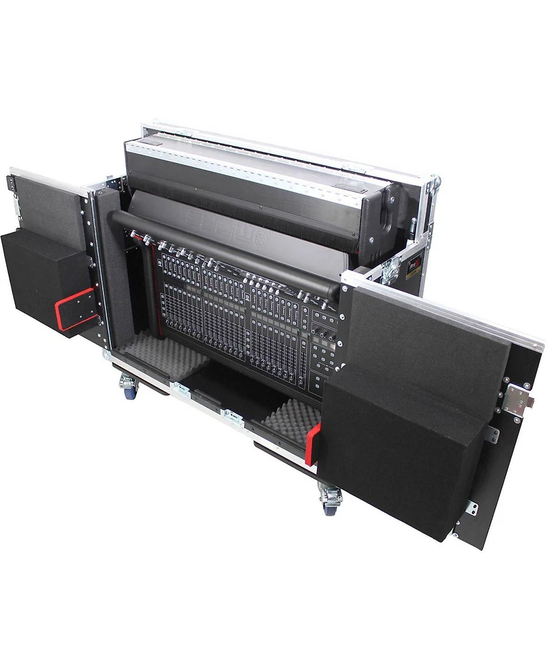 ProX Xzf-MIDM32 Flip-Ready Easy Retracting Hydraulic Lift Case for Midas M32 Console