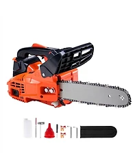 Skonyon 25.4CC 12in 1.2HP Gas Chainsaw for Tree Cutting and Trimming