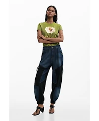 Desigual Women's Patchwork denim trousers