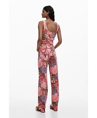 Desigual Women's Printed denim trousers