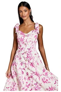 Coast Women's Panelled Fit And Flare Midi Dress