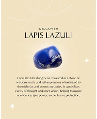Ottoman Hands Lapis Moon Rotating Pendant Necklace