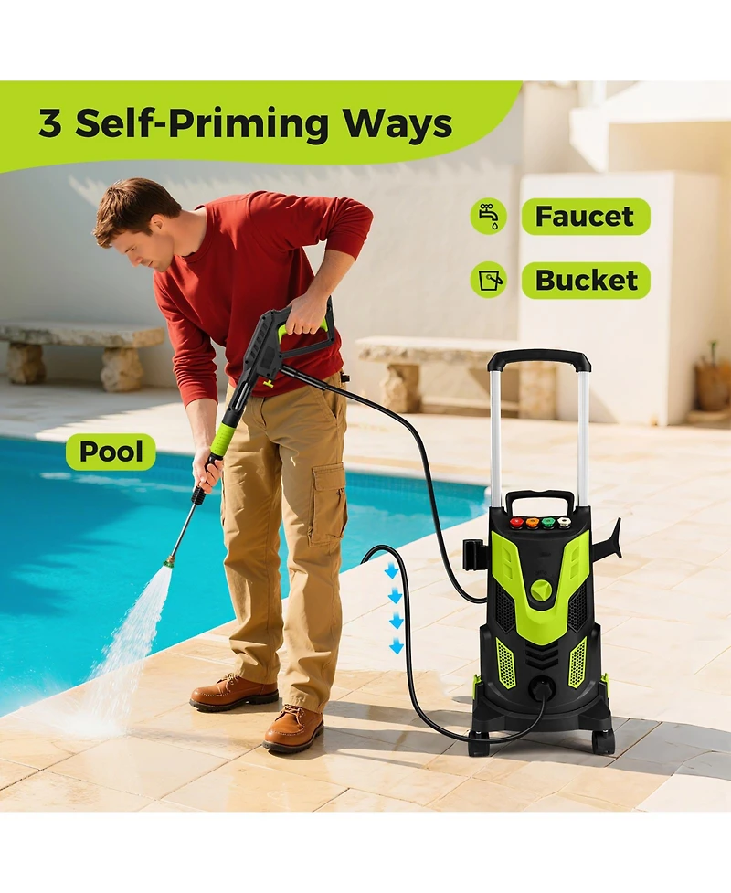 Sugift Electric Pressure Washer 2300 Psi 1.8 Gpm Power Cleaner