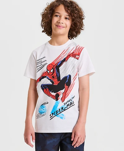 Epic Threads Big Boys Swing On Spider-Man Graphic T-Shirt, Macy's Exclusive