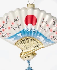 Holiday Lane World Traveler Glass Japan Scenery Ornament, Macy's Exclusive